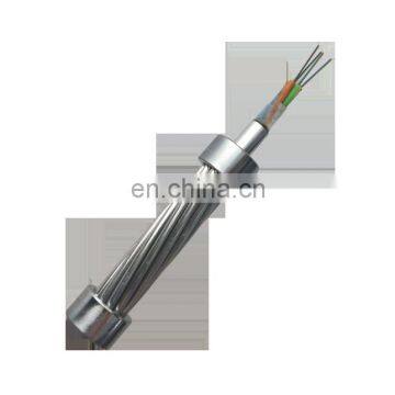 OPGW 12 16 24 32 36 48 72 Core Fibers G652D Single Mode Fiber Optical Cable For Aerial Overhead Ground Wire Cable photo-3