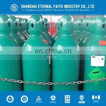 2016 Competitive Price(12) Seamless Chlorine Gas Cylinder 50 L Capacity