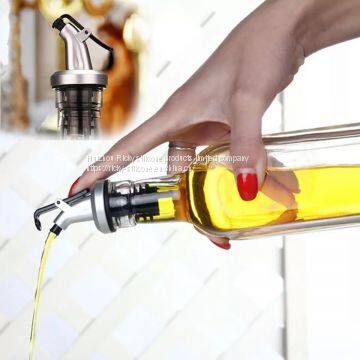 Olive Oil Sprayer Liquor Dispenser Wine Pourers Flip Top Stopper Kitchen Tools Eco-friendly Silicone Plastic Tools Outil de Cuis photo-2