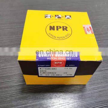 130mm Piston Ring For Machinery Engine NPR Piston Ring Japan