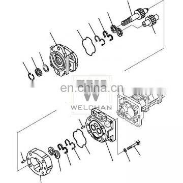 Good Quality Gear Pump Assy WA320-6 Loader Hydraulic Quadruple Pump 705-56-36050 Pilot Hydraulic Pump