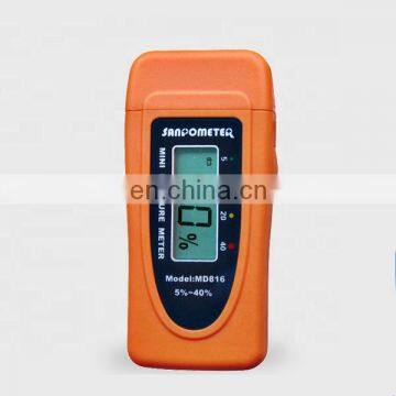 MD816 moisture meter mini 2pins lcd timber damp detector