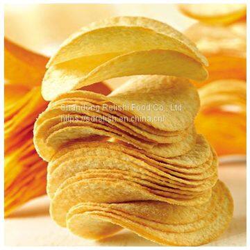 Healthy snacks stackable potato chips