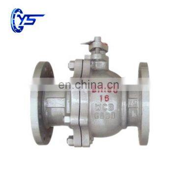 cast steel steam flange end ball valve