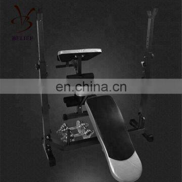 Weightlifting Bench Press Free Stand Adjustable Squat Rack photo-6