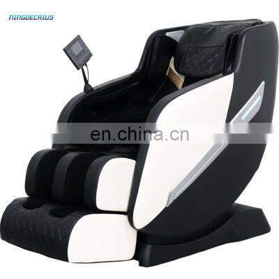 NINGDECRIUS Chinese Factory 4D Zero Gravity Shiatsu Heating Kneading Tapping SL Track Luxury Full Body Electric Massage Chair