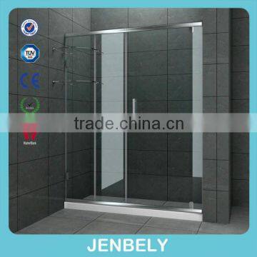 3-glass pivot straight shower screen