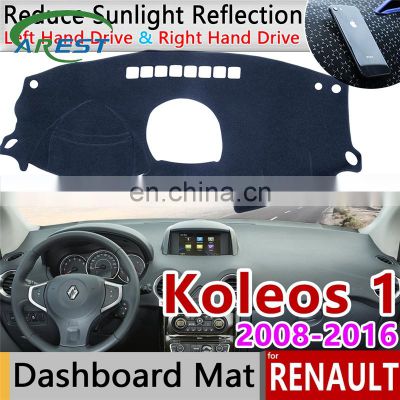 for Renault Koleos 1 2008~2016 Samsung QM5 Anti-Slip Mat Dashboard Cover Pad Sunshade Dashmat Accessories 2010 2012 2013 2015