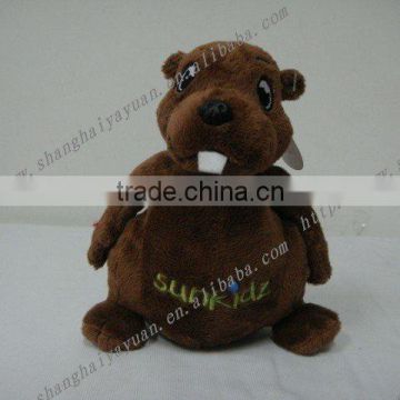 17cm cute plush beaver toy