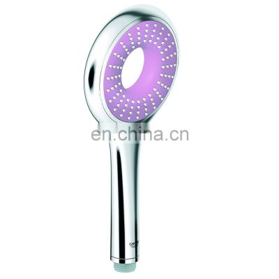 6 spray 5 inch adjustable high pressure top shower head with full chrome finish