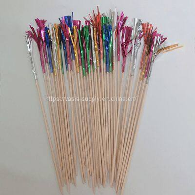 3 inch or 4 inches sizes  WOOD FRILL PICKS - 200 PACK-a great way to serve your guest appetizers or finger foods