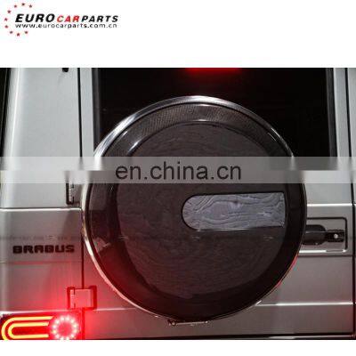 G Class W463 Sparewheel Cover Fit for g Wagon W463 G500 G55 G63 Tail Cover to Carbon Fiber Spare Wheel Cover