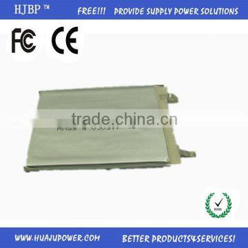 2014 hot sales CE/UL/FCC/RoHS rechargeable 3.7v 1800mah lithium polymer battery cells