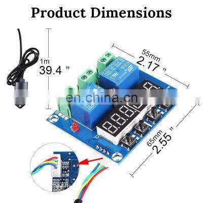 XH-M452 DC 12V LED Digital Temperature and Humidity Controller Independent Output 10A Relay Control Load Thermostat photo-3