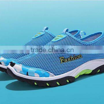 Rubber Sole Comfortable Breathable Summer Mesh Women Men Beach Shoes photo-4