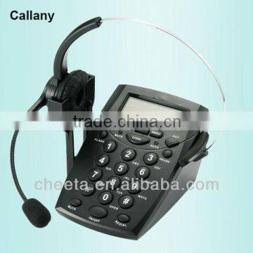 headset telephone for hotline