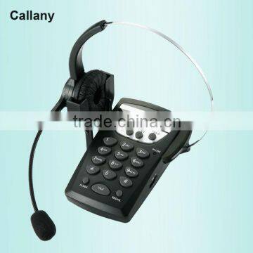 business telephone headset for telephone operator