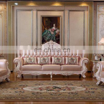 2021 New Arrivals Luxury Home Furniture Antique Solid Wood Living Room Sofa
