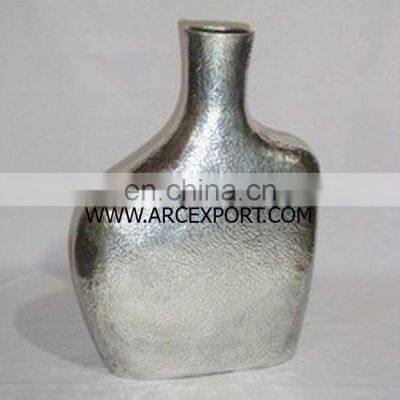 Large Hammered Design Aluminium Flower Vases