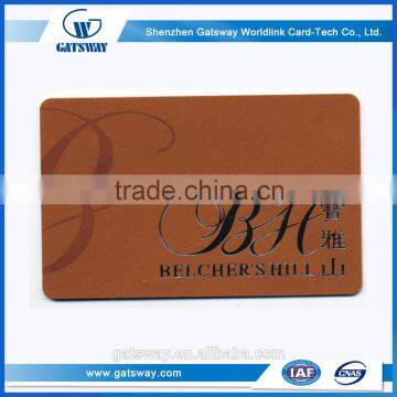 Eco-friendly Standard Size Plastic Blank Chip Card