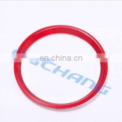 Aluminum Chrome Steering Wheel Ring Trim For Mercedes Benz CLA GLE GLC A B C Class W204 W246 W176 W117 C117 Car-Styling