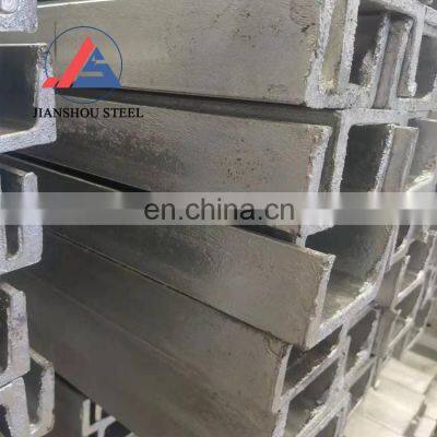 Hot Rolled or Cold Bend GB Q235B Q345B Hot Dip Galvanized Steel Channel Bar Dimensions photo-4