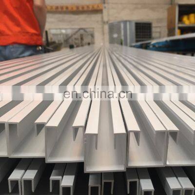 Canada aluminum profile for flat aluminium guide rail ,coating linear guide rail , aluminum guide rails for sliding window