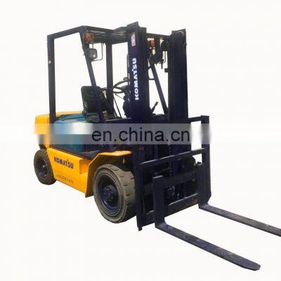 Diesel Forklift Used Komatsu Good Working Efficiency Two Mast Lifting Machinery for Sale photo-5