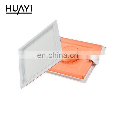 HUAYI High Performance SMD Recessed 3w 6w 10w 15w 18w 20w Square Round Indoor Living Room LED Panel Light photo-2