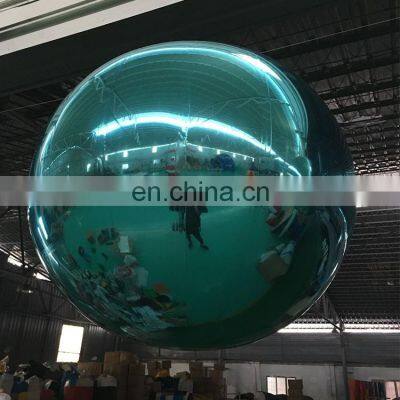 60cm Custom Large Mini Silver Inflatable Disco Lights Mirror Ball Inflatable Hot Air Balloon Disco Ball PVC Mirror Disco Ball