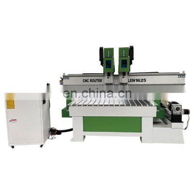 Single Double Head Cnc Wood Machine Engraving Acrylic Furniture Router 1325 Cnc