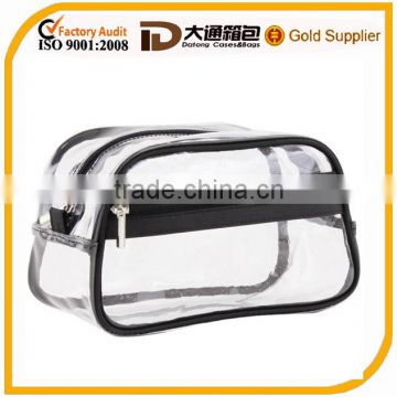 Cheap transparent pvc cosmetic bag for promotion