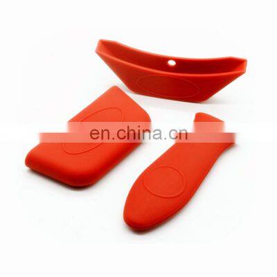 Silicone Hot Pot Handle Cover / Heat Protecting Silicone Hot Handle Holder for Cast Iron Skillets, & Pans photo-5