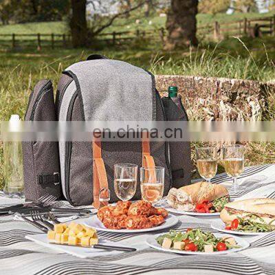 600D Waterproof Fabric Aluminum Foil Insulated Thermal Picnic Cooler Bag photo-5