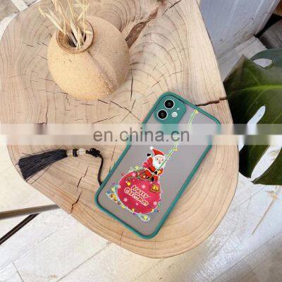 Christmas Claus Deer Black Anti-Scratch Shockproof TPU Phone Case Mobile Phone Case for IPhone 12 /13ProMax photo-4