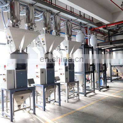 Liansu Plastic Granule PVC PE PET ABS Automatic Dosing Gravimetric Blender Mixing and 	 Dehumidifier Dryer System photo-4