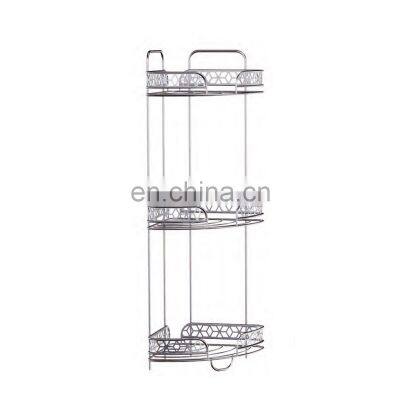 Bathroom Storage Iron Wire Rack Black Electrophoresis Suction PS Box photo-3