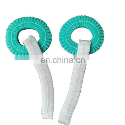 Disposable Hair Protective Clip Cap Green/Blue/White