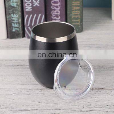 Hot Sale Engraved Camping Personalized Modern Travel Unique Metal Pink Colored Custom Stemless Wine Glass photo-3