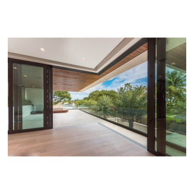 Aluminium Double Hinge Swing Casement Doors Double Glazed Glass Tempered Sliding Aluminum Frame Door