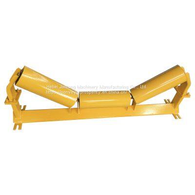 DIN Belt Conveyor Carbon Steel Troughing Roller for Gypsum photo-3