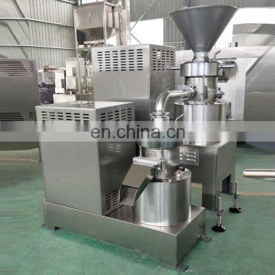 Cacao Butter Production Line Colloid Mill Peanut Butter Grinder Tahini Making Machine