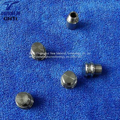 Pure Titanium Alloy Machined Parts Chuanghui Supply Lathe Processing CNC Machining Center Mechanical Processing photo-3