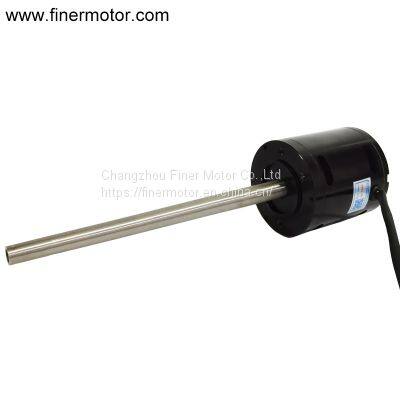 80mm Brushless DC Motor with long shaft from Finermotor