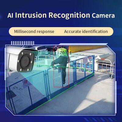 AI Personnel Intrusion Detection Cameras Outdoor Security Camera 4k