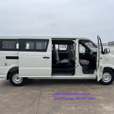 Hot Selling Chinese Cheap LHD Gasoline Engine 12-15 Seats Mini Bus Van Bus Vehicle,high Quality With Low Price photo-2