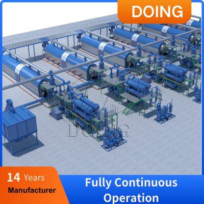 Waste Rubber Tyre Recycle Machine/Used Tyre Pyrolysis Plant/ Waste Tire Recycling to Fuel Oil photo-5