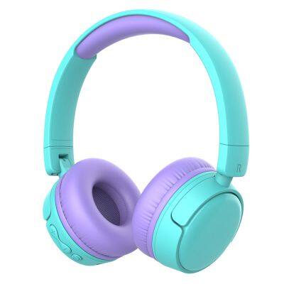 Wholesale Portable for Computer Phone Tablet Headphone Wireless Folding Study Kids Headset Foldable Kid Headphones