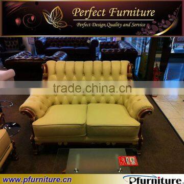 wooden carved neoclassical luxury furniture sofa PFS3897B