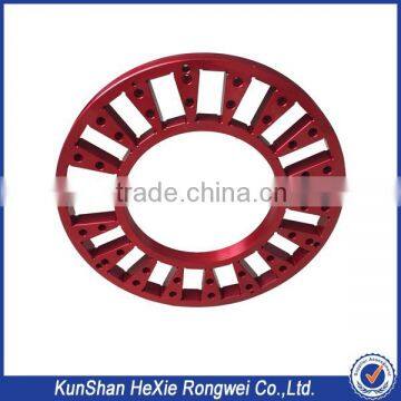 Cnc Precision Engraving Machine Parts Red Anodized Alunminum Supplier's Choice photo-2